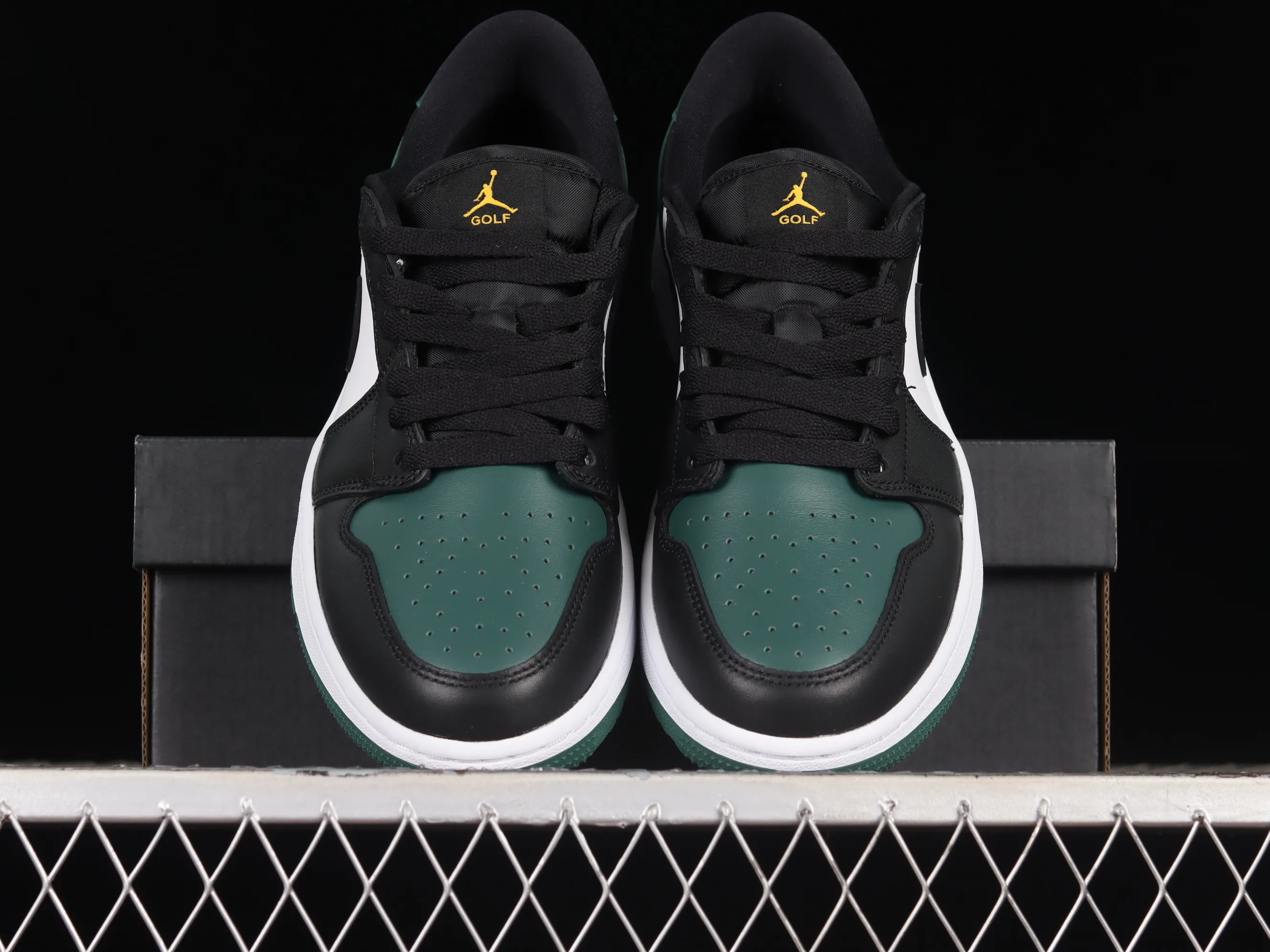 All categories Air Jordan Jordan series basketball shoes Air Jordan 1 Low G version pure original Air Jordan 1 Low Golf "Noble Green" AJ1 Joe 1 new golf version white green DD9315-107